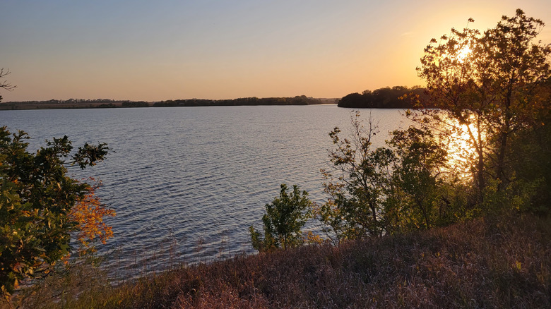 Canoeing on Lake Herman South Dakota