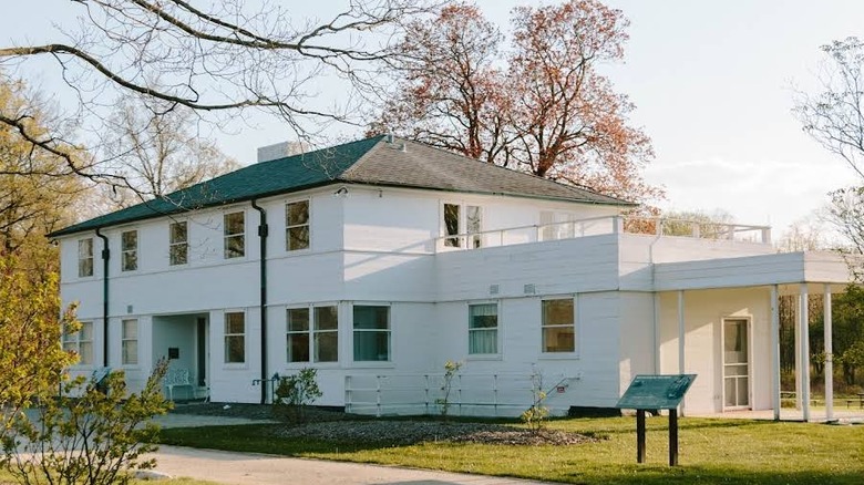 Adlai E. Stevenson Historic Home outside of Lincolnshire, Illinois.
