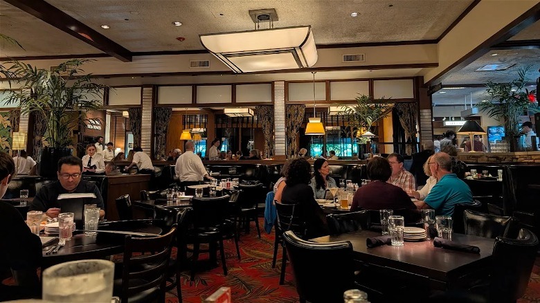 The interior of Wildfire in Lincolnshire, Illinois