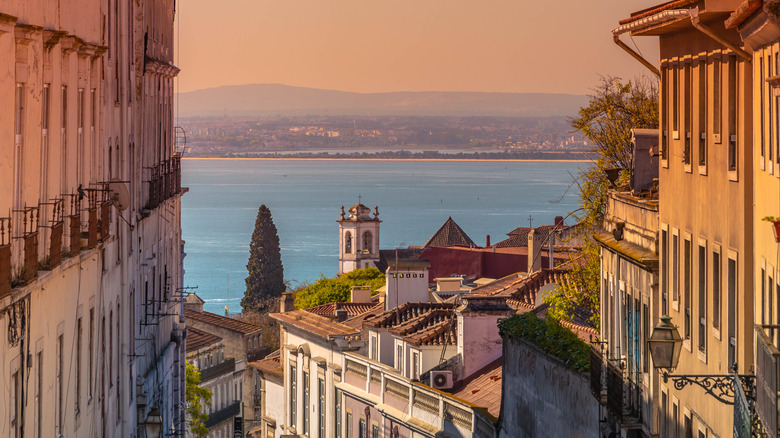 Image of Lisbon overlooking historic buildings and the Tagus River