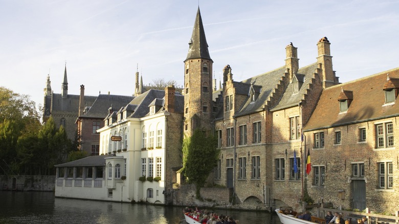 Canal in Bruges, Belgium