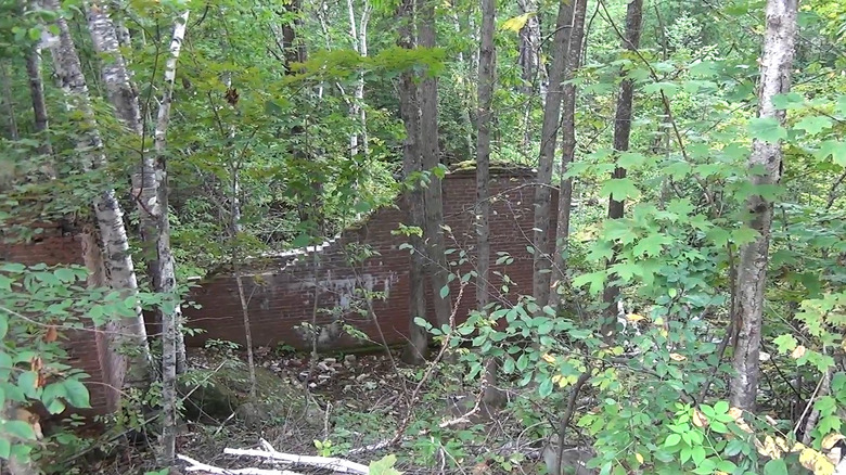 Remains of power house at Livermore, New Hampshire