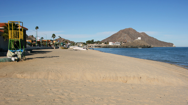 Uncrowded beach in San Felipe, BC.