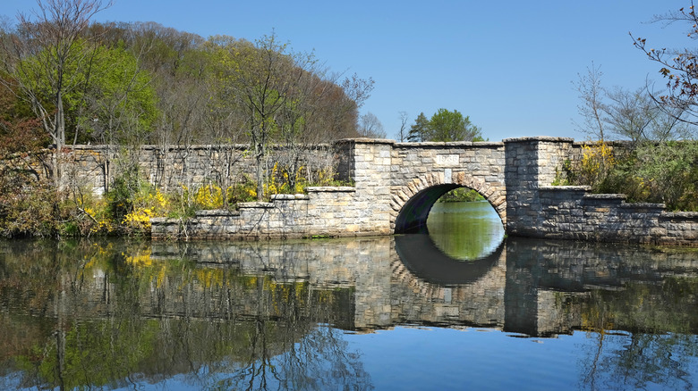 Bridge at Frank Melville Memorial Park in Setauket
