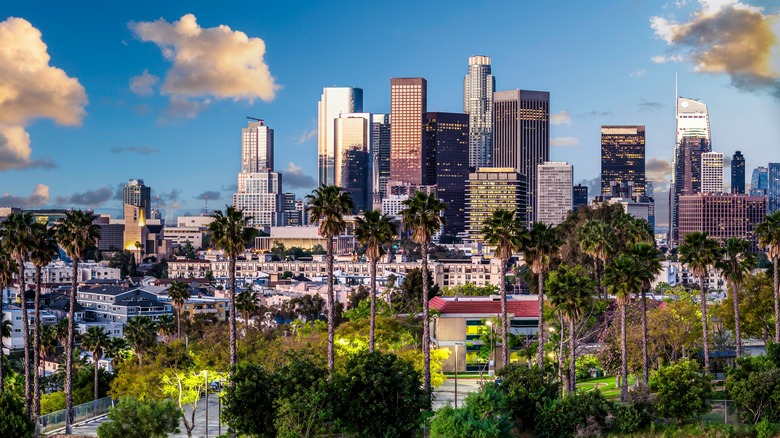 Skyline of Los Angles, California