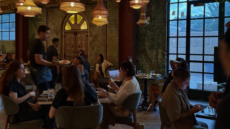 Diners inside the Maydan Market