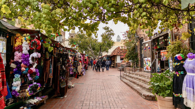The Mexican marketplace on Olvera Street