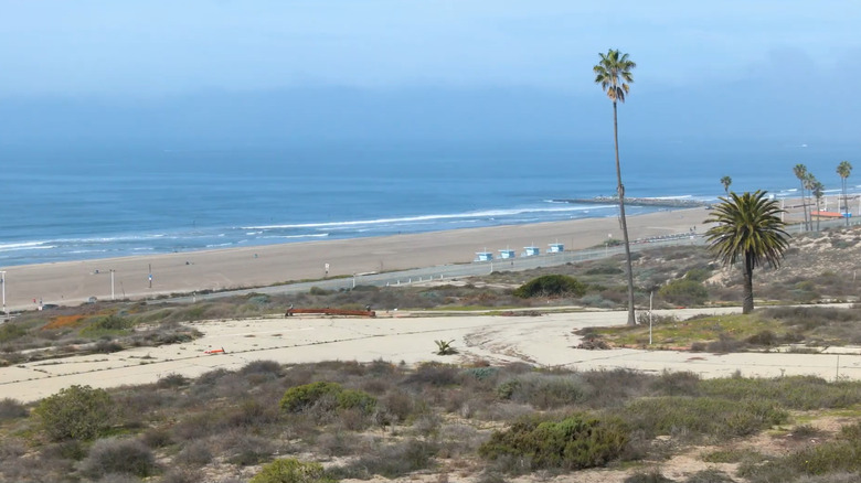 View of the land that formerly Surfridge, California