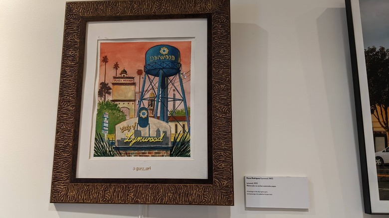 Painting on display in South Gate Museum and Art Gallery