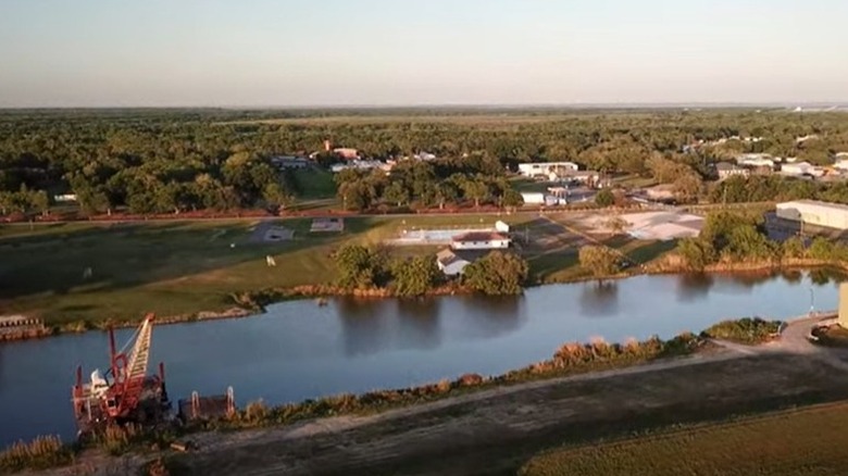 Drone footage of Galliano