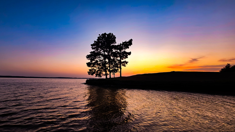 Sunset at Toledo Bend Reservoir