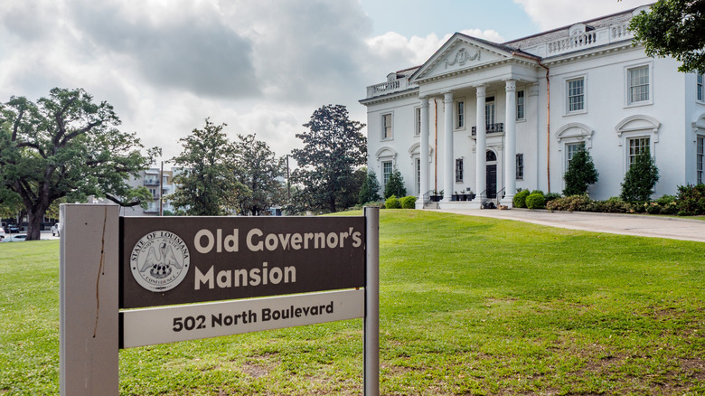 Exterior of the Old Governor's Mansion in Baton Rouge