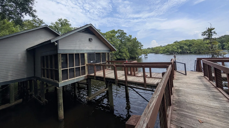 Overwater accommodation at Louisiana's Chicot State Park
