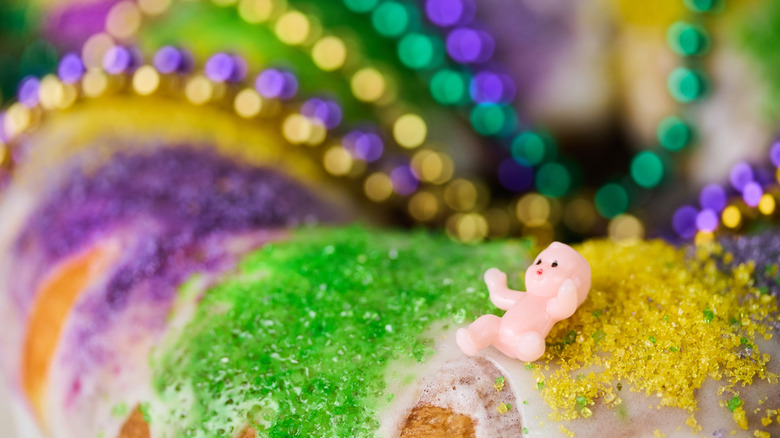 Mardi Gras king cake