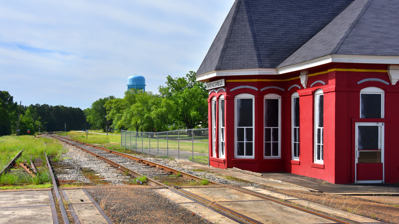 Train depot in Haynesville, Louisiana