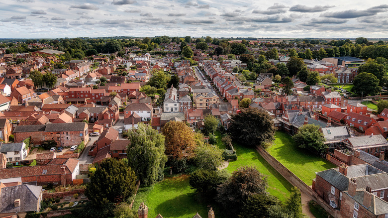 The town of Louth in Lincolnshire, England