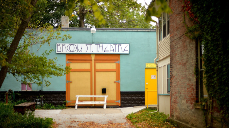 Exterior of Broom St. Theater on Willy Street in Madison, Wisconsin.