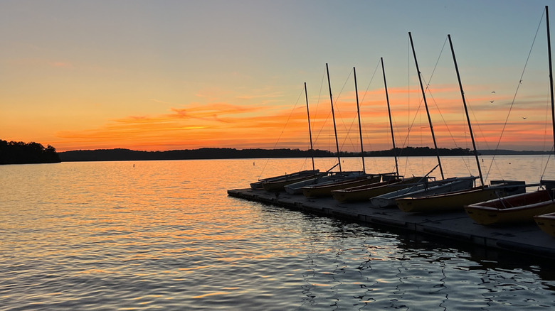 Sun set over Lake Mendota