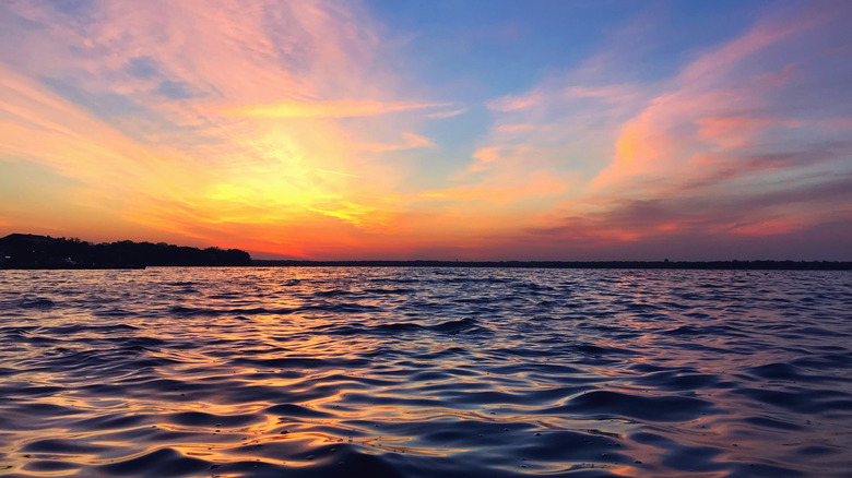 Sunset over Lake Mendota, Wisconsin