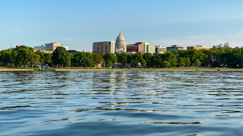 View of Madison from Lake Mendota