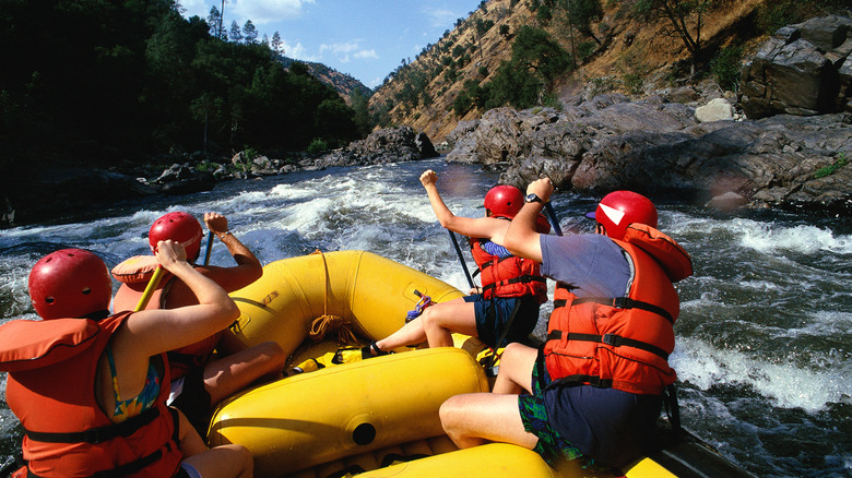Whitewater rafting on the Penobscot River, Maine