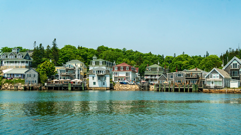 House on the water in Stonington, Maine
