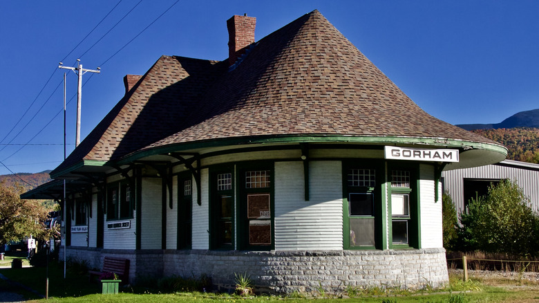 Railway station in Gorham