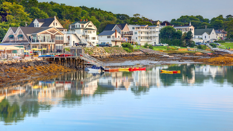 A coastal town in Maine