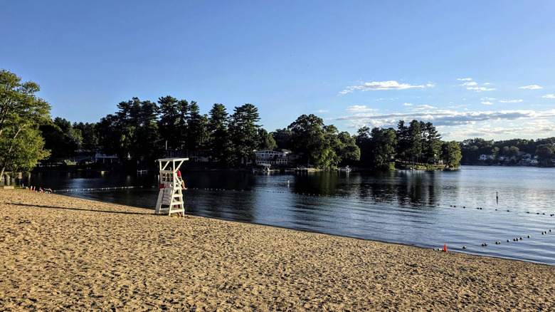 WWII Memorial Beach in Marlborough, Massachusetts