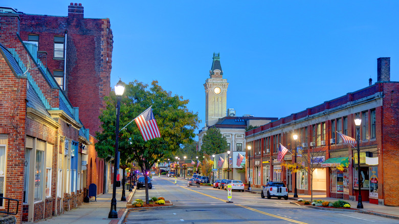 Street in Marlborough, Middlesex County, Massachusetts
