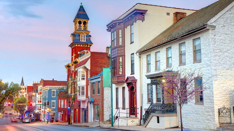 View of Downtown Hagerstown, in Washington County, Maryland