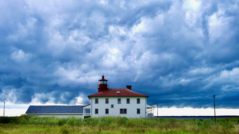 Point Lookout Lighthouse in Scotland, Maryland