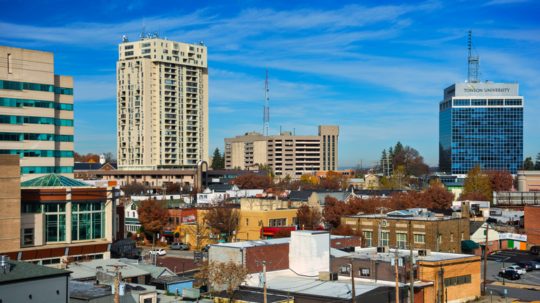 Towson downtown skyline