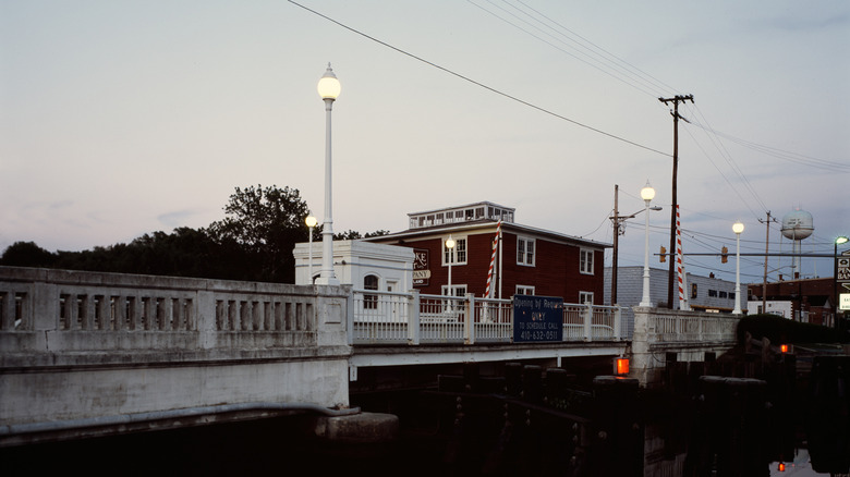 View of the Snow Hill Bridge over the Pocomoke River