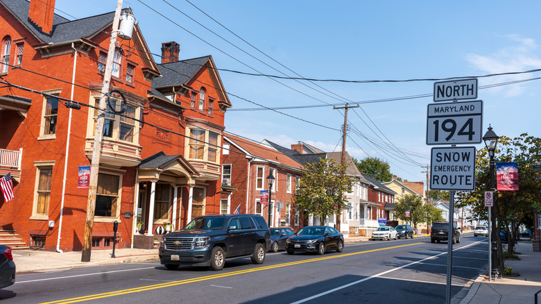 Buildings in downtown Taneytown