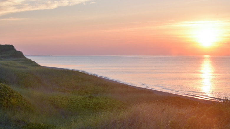 Sunset at Steps Beach, Nantucket Island