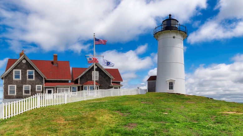 Nobska Lighthouse on Cape Cod, Massachusetts