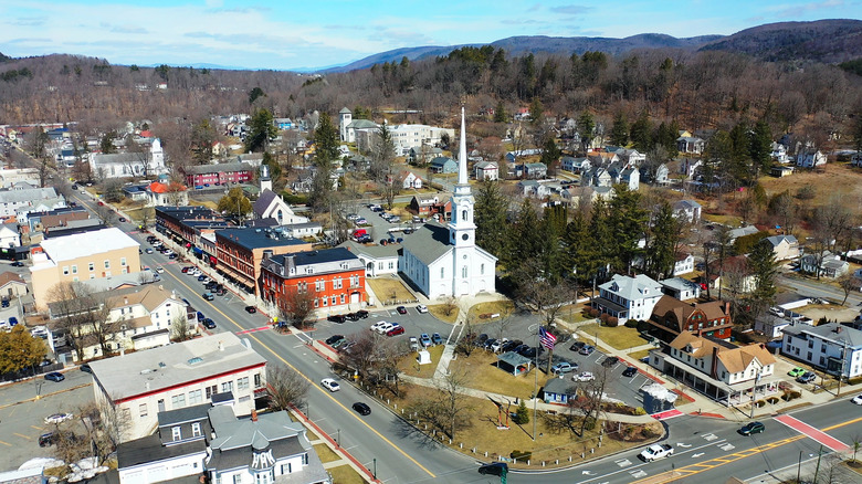 downtown district of Lee, Massachusetts