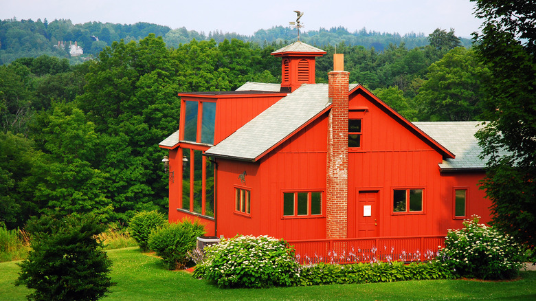 On a tour of the Norman Rockwell Museum you can visit the artist's barn studio