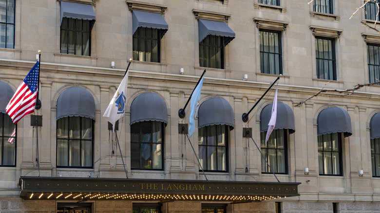 Facade of The Langham Boston