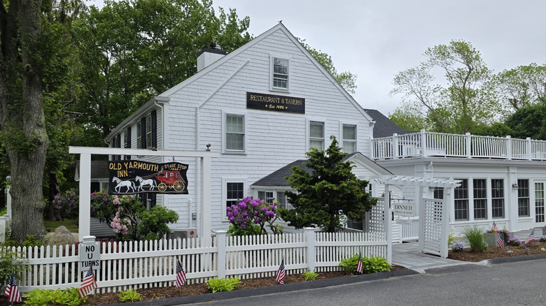 Exterior the Old Yarmouth Inn, Yarmouth Port, Massachusetts