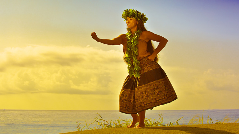 Hawaiian Hula dancer
