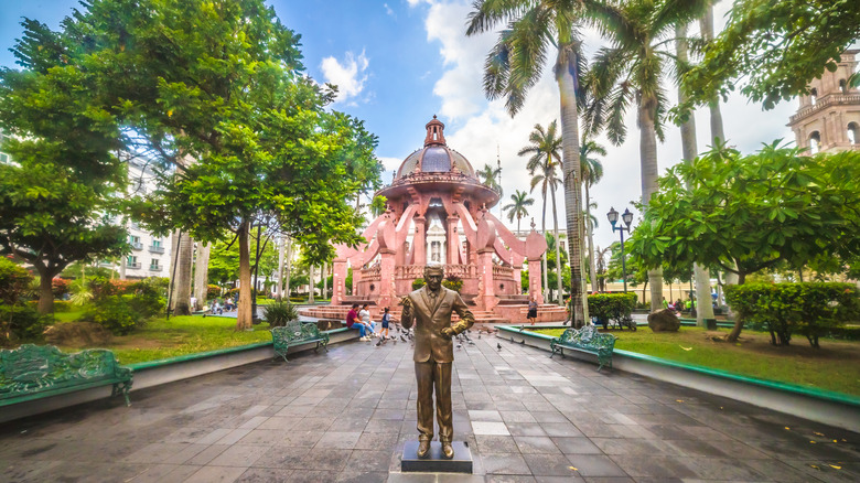 The Plaza de Armas in Tampico, Mexico