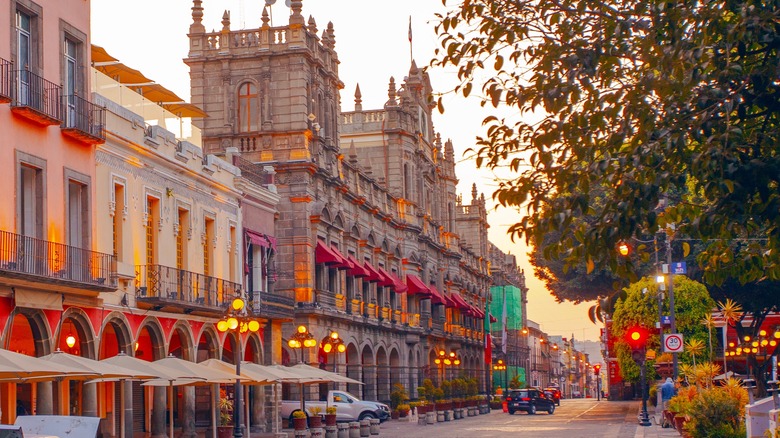 Colonial architecture in Puebla