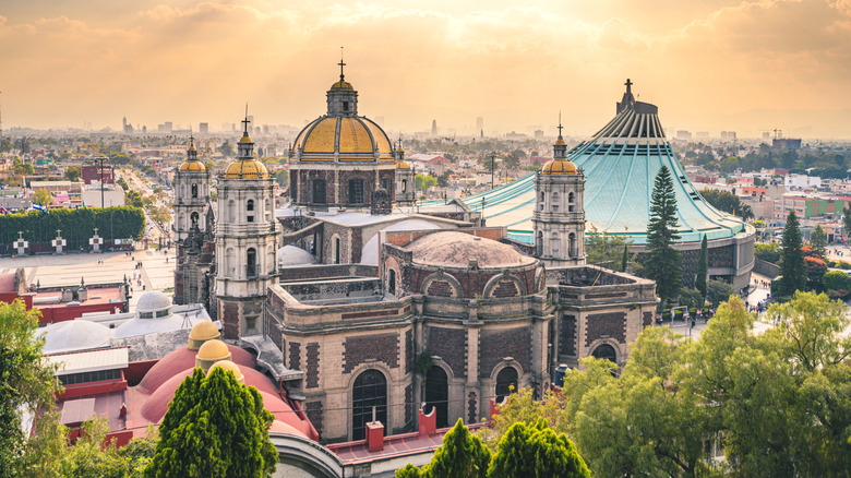Fine Art Museum from above in Mexico City