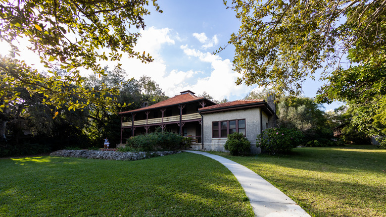 The Barnacle, the oldest home in its original location, in Coconut Grove, Miami, FL