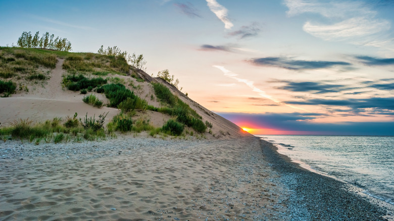 Sleeping Bear Point in Sleeping Bear Dunes National Lakeshore, Michigan