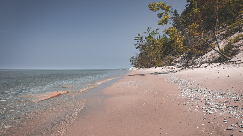 A view of Esch Beach in Honor