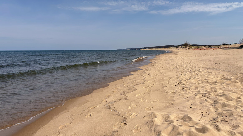 A view of Oval Beach in Michigan