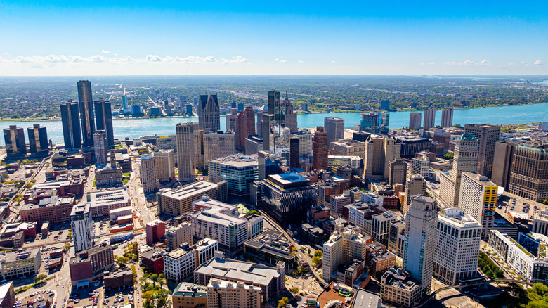 Detroit, Michigan skyline